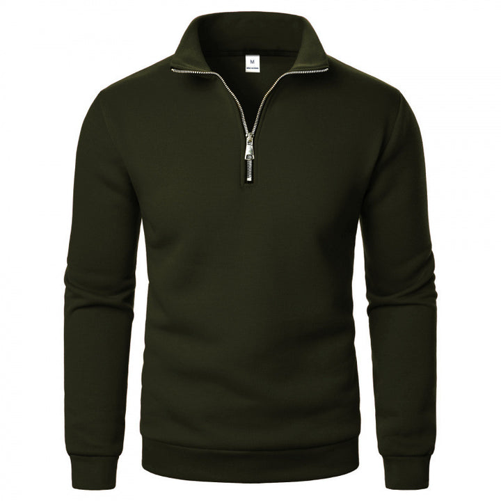 Herren Sportlicher Sweatpullover mit Stehkragen Echoarchiv
