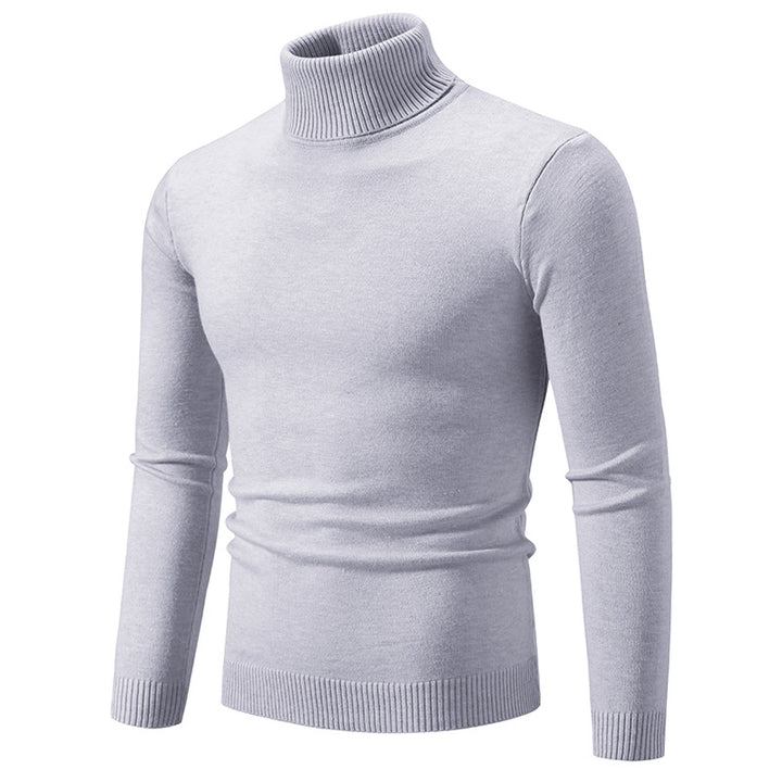 Herren nan Slim-Fit Rollkragenpullover aus Feinstrick mit geripptem Stehkragen und elastischem Bund Echo Archiv