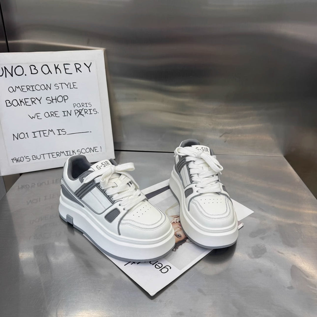 Damen Sportliche Sneakers mit dämpfender Plateausohle und atmungsaktiven Einsätzen Echo Archiv