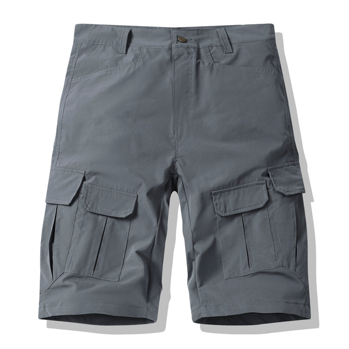 Herren multifunktionale Cargo-Shorts mit praktischen Seitentaschen und elastischem Bund Echoarchiv