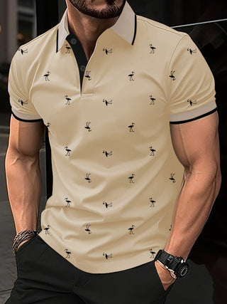 Herren modisches Poloshirt Echoarchiv