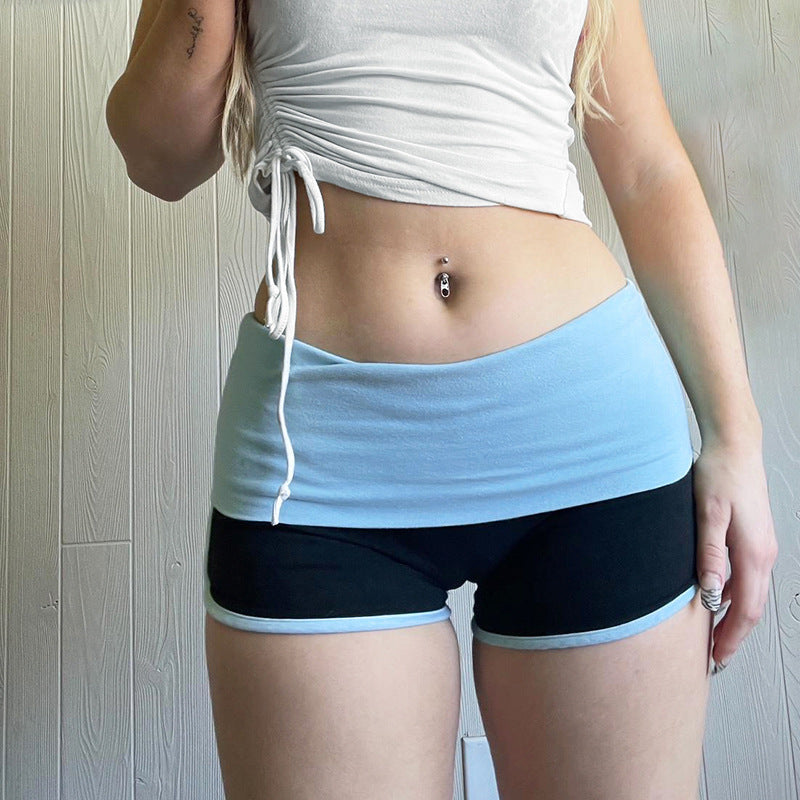 Damen Sportliche Shorts mit hohem Bund Echo Archiv