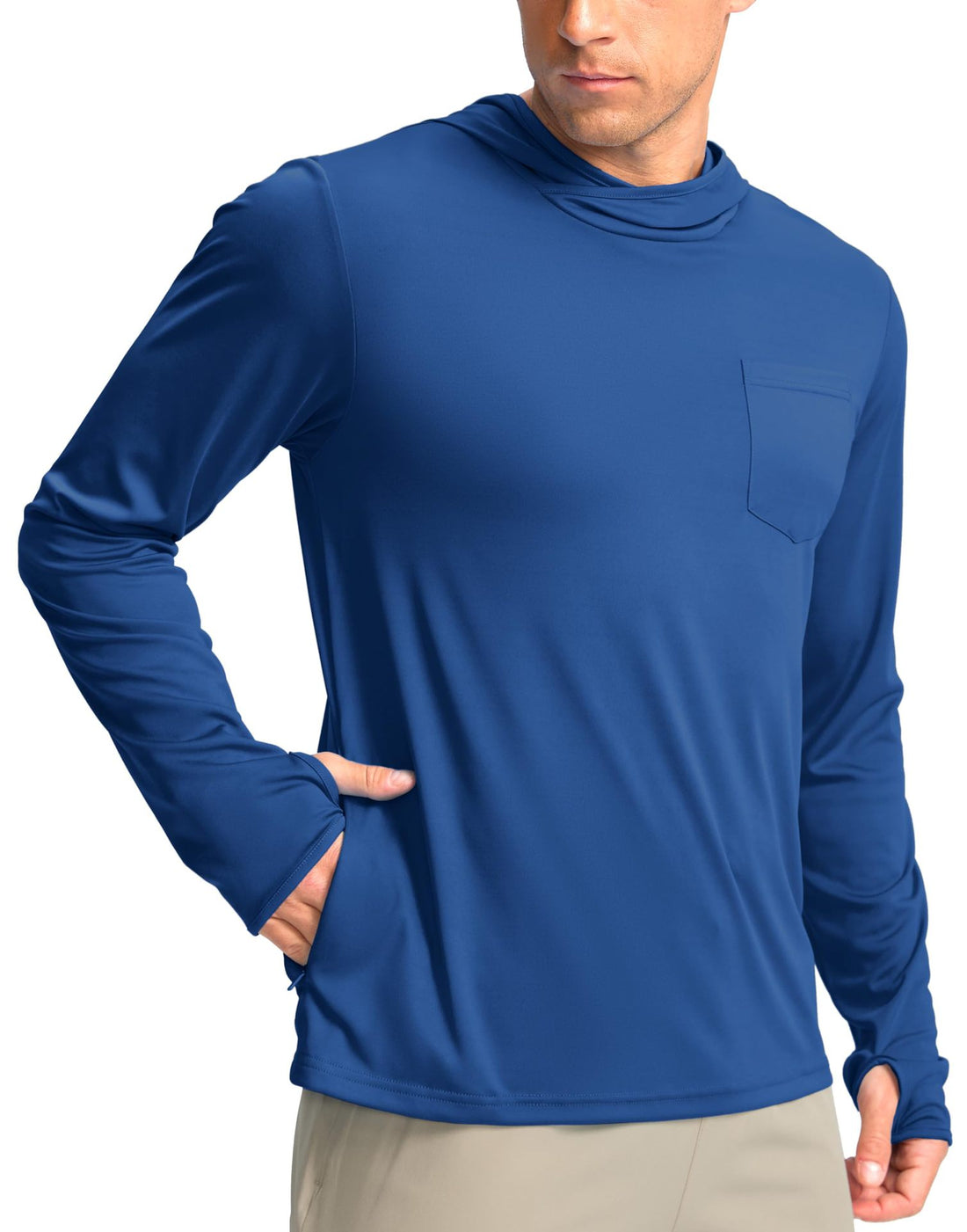 Herren Funktionsshirt mit Kapuze und Taschen – Avelline