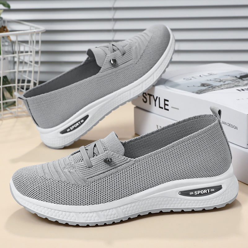 Damen Sportliche Sneaker mit elastischem Strick-Obermaterial und dämpfender Sohle Echo Archiv
