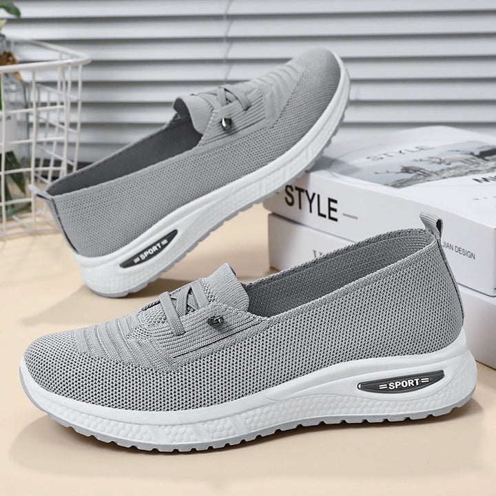 Damen Sportliche Sneaker mit elastischem Strick-Obermaterial und dämpfender Sohle Echo Archiv
