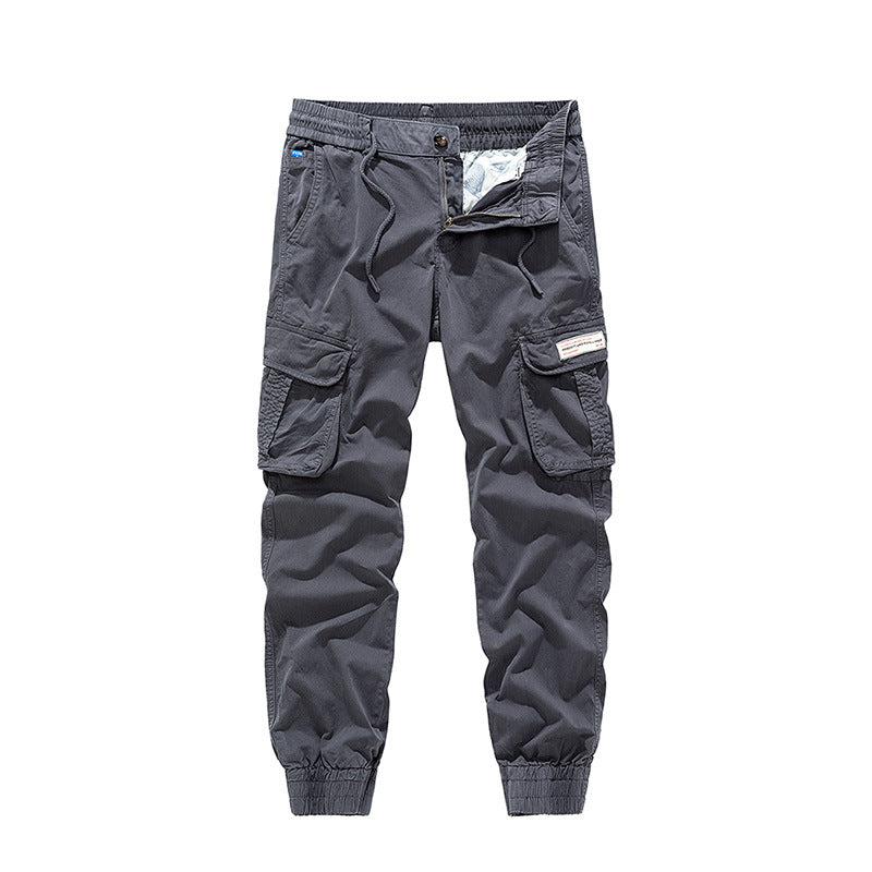 Herren Utility‑Cargo‑Jogger mit elastischem Komfortbund, Mehrfach‑Klappentaschen und gerippten Knöchelbündchen Echo Archiv