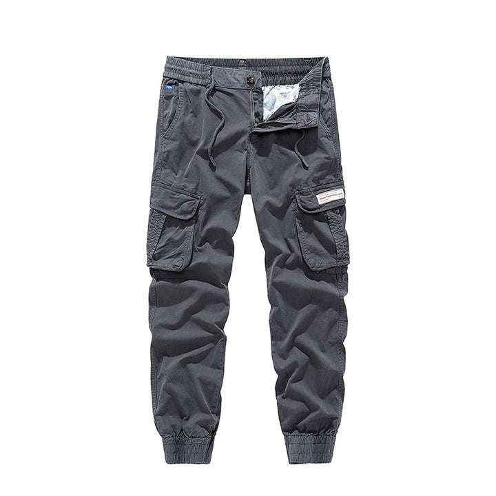 Herren Utility‑Cargo‑Jogger mit elastischem Komfortbund, Mehrfach‑Klappentaschen und gerippten Knöchelbündchen Echo Archiv