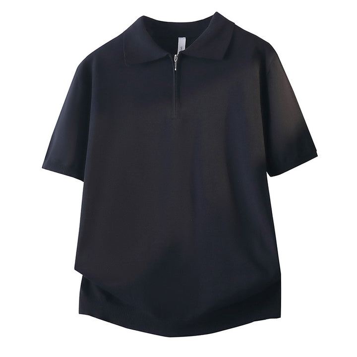 Damen Kurzarm Poloshirt mit Reißverschluss – Avérine