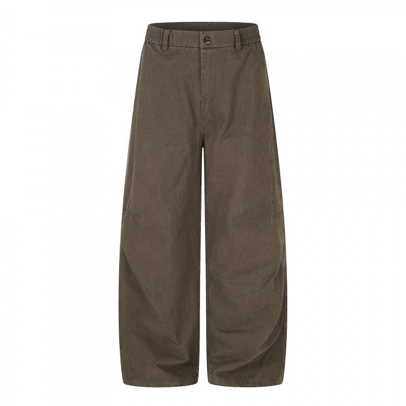 Damen Weite Culotte-Hose mit hohem Bund, elastischem Einsatz und Utility‑Nähten Echo Archiv