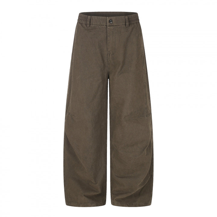 Damen Weite Culotte-Hose mit hohem Bund, elastischem Einsatz und Utility‑Nähten Echo Archiv
