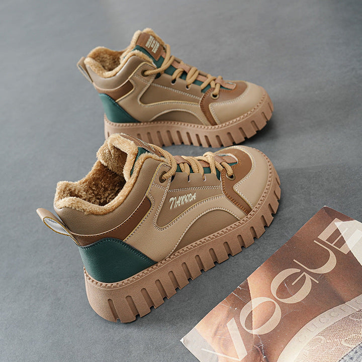 Damen Sportliche High-Top Sneakers mit gefüttertem Innenbereich und rutschfester Sohle Echo Archiv