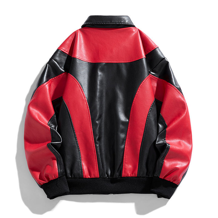 Herren Modische Bomberjacke mit Kontrastfarben Echo Archiv
