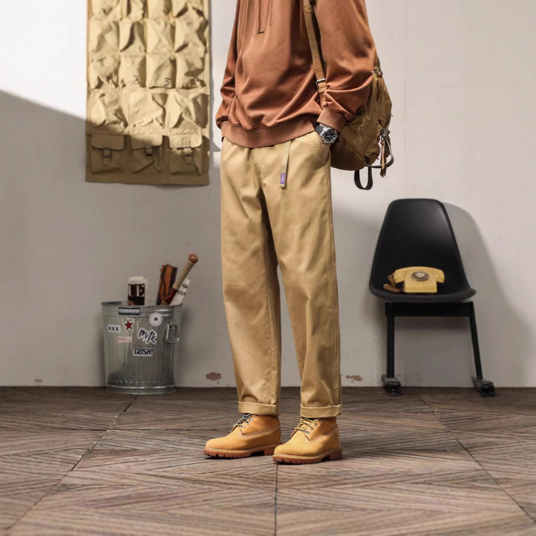 Herren lockere Outdoor-Hose mit verstellbarem Bund und funktionalen Taschen Echoarchiv