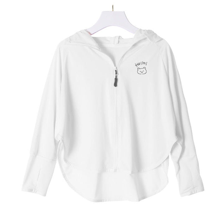 Kinder Sonnenschutzjacke mit Kapuze und atmungsaktivem Stoff Echo Archiv