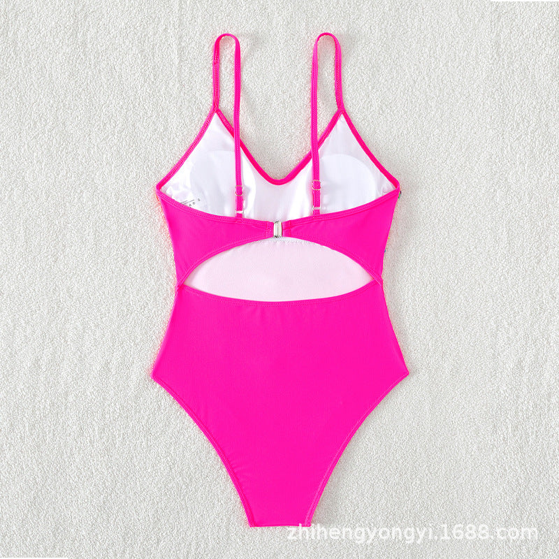Damen Badeanzug mit buntem Fransen-Design Echo Archiv