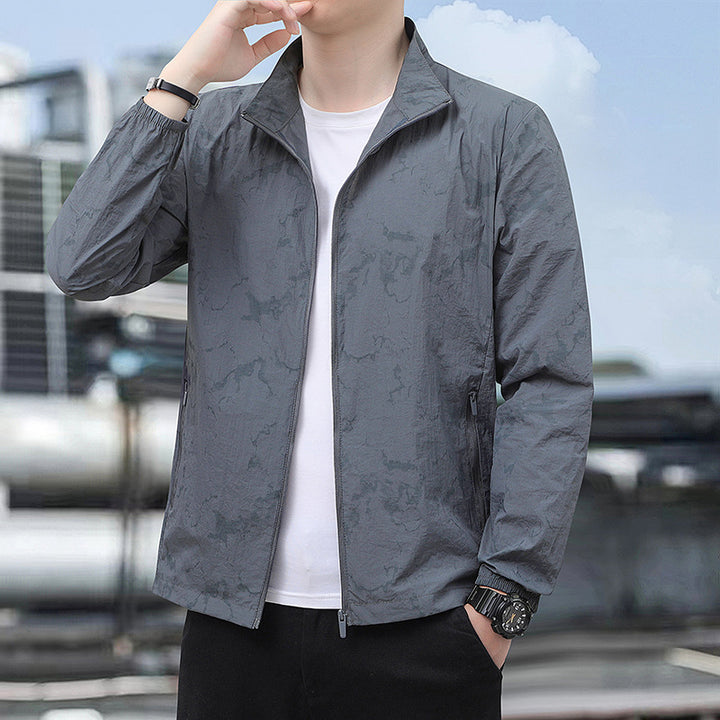 Herren Moderne Sportjacke Echo Archiv