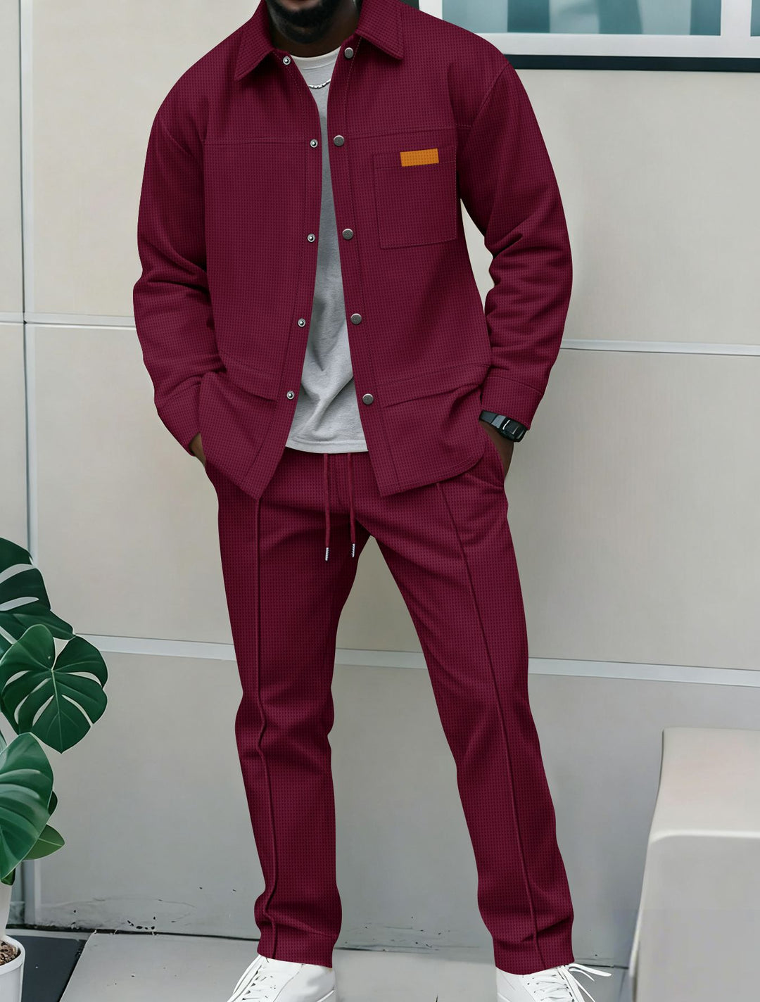 Herren modisches Karriere-Outfit mit sportlichen Elementen Echoarchiv