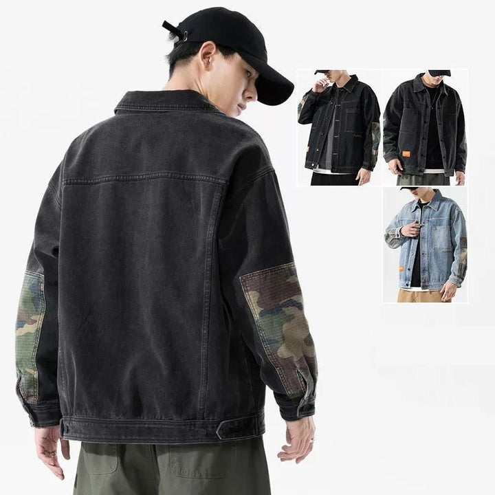 Herren Lässige Modern Denimjacke Echoarchiv