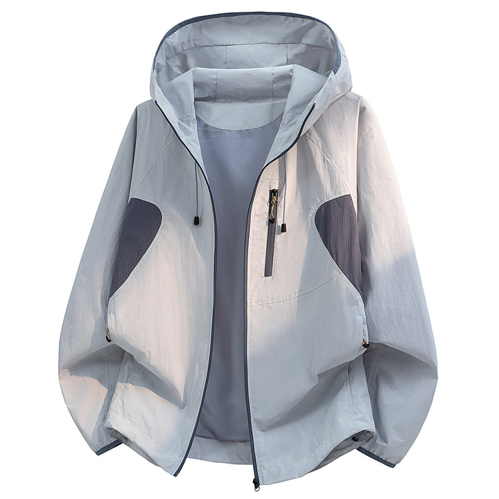 Herren Ultraleichte Funktionsjacke mit Kapuze Echoarchiv