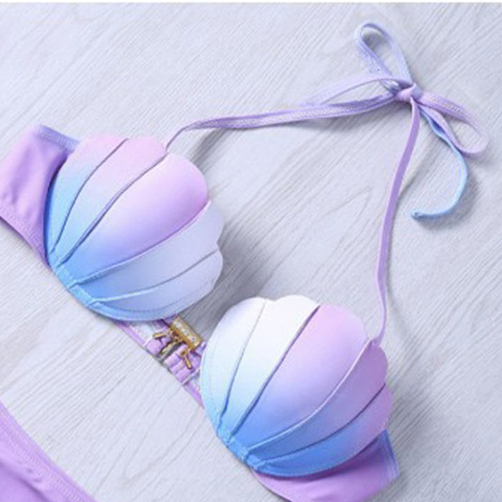Damen Bikinoberteil mit Rüschen-Design Echo Archiv