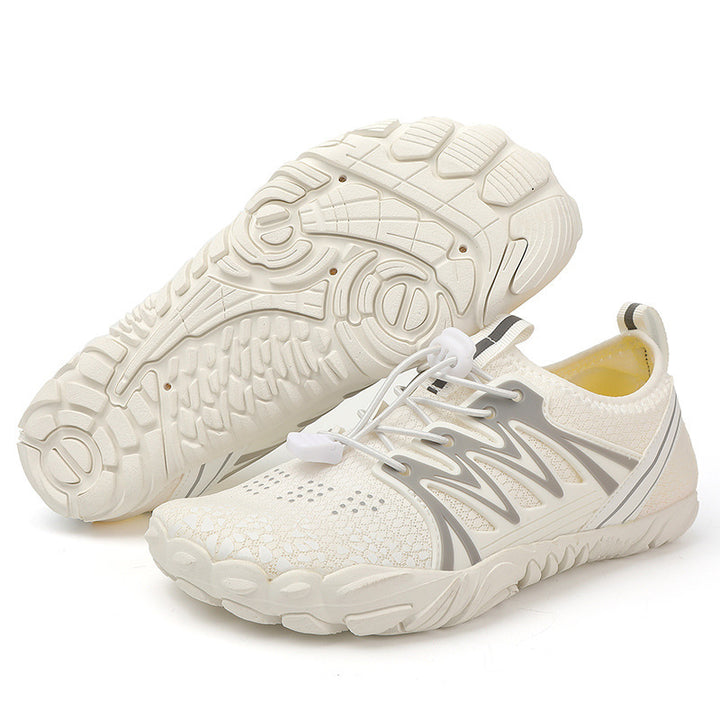 Damen leichte Wasserschuhe mit schnelltrocknendem Strickoberteil, elastischem Zugverschluss und rutschfester Profilsohle Echo Archiv