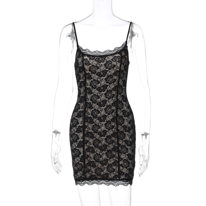 Damen Spitzenkleid mit zarten Trägern Echo Archiv