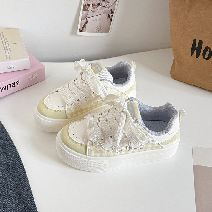 Damen Sneakers mit modischem Karomuster und komfortabler Sohle Echo Archiv