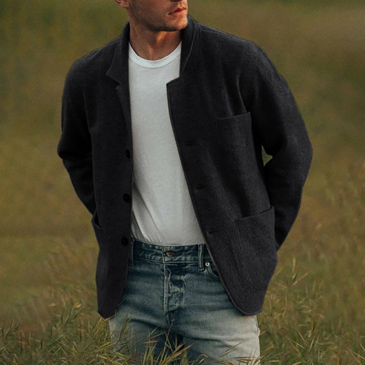 Herren lässige Strickjacke Echoarchiv