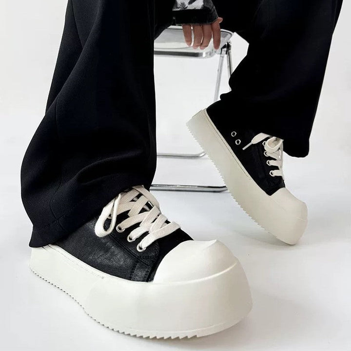 Damen Plateau-Sneaker im minimalistischen Design mit dicker Sohle Echo Archiv
