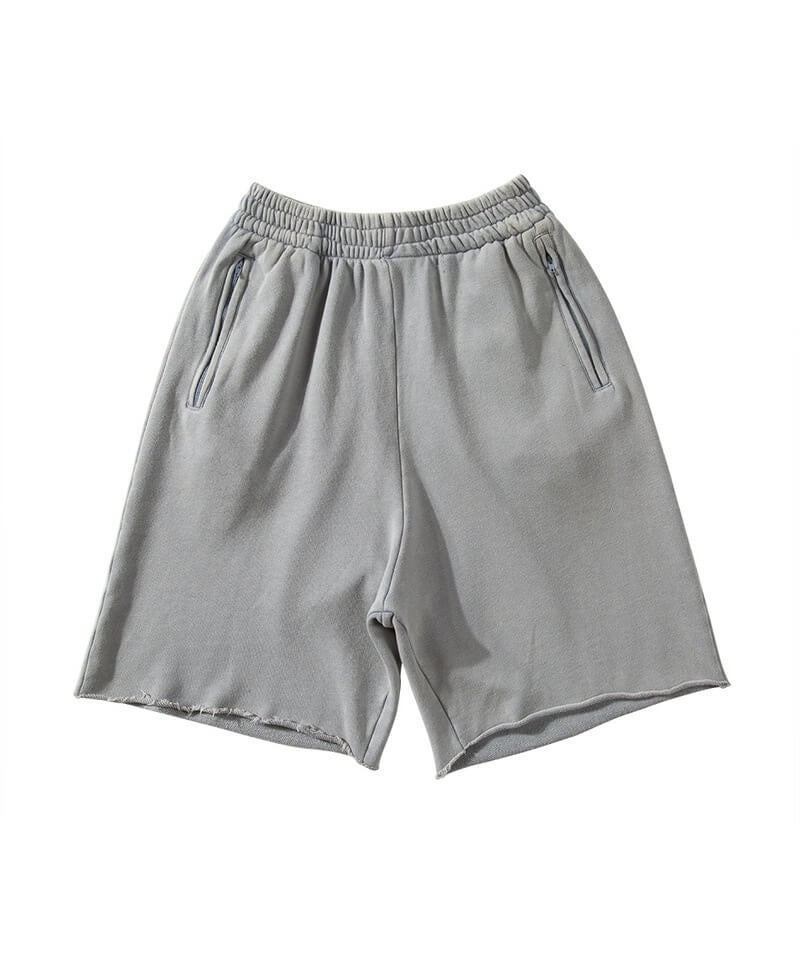 Herren Sportliche Shorts mit atmungsaktivem Material und seitlichen Reißverschlusstaschen Echoarchiv