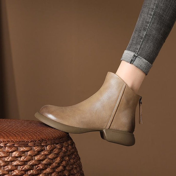 Damen Elegante Ankle Boots mit Reißverschluss Echo Archiv