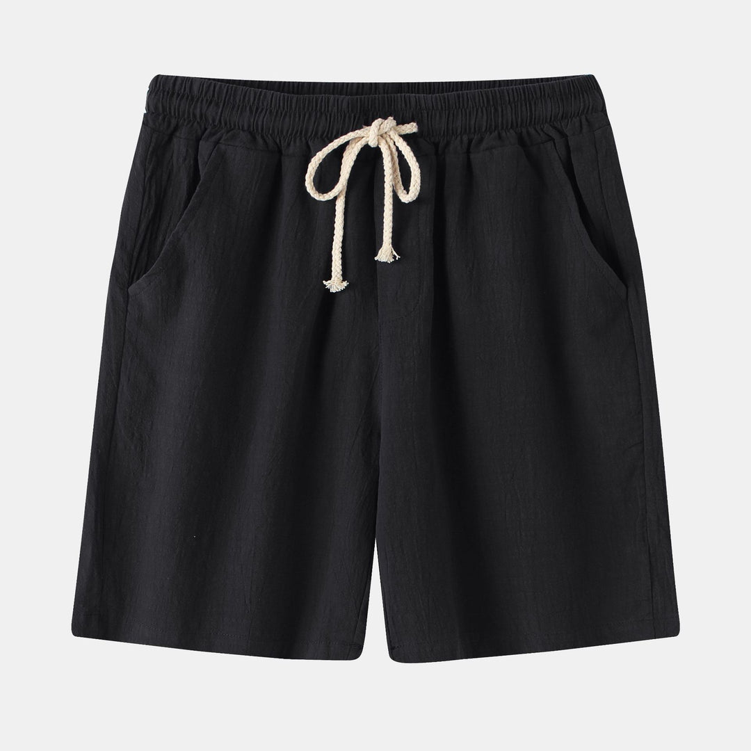 Herren Bermuda-Shorts mit elastischem Bund und seitlichen Taschen Echoarchiv