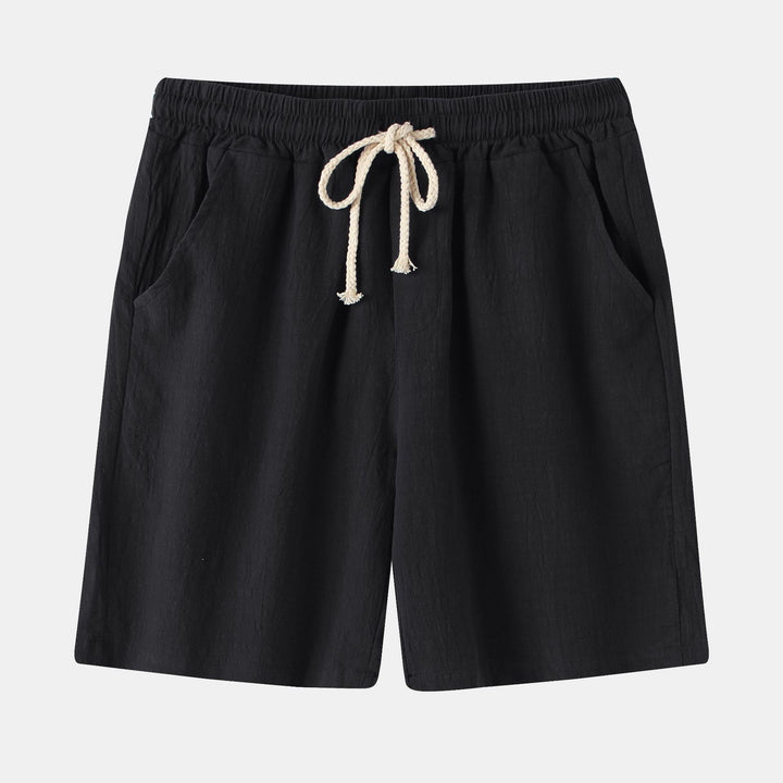 Herren Bermuda-Shorts mit elastischem Bund und seitlichen Taschen Echoarchiv
