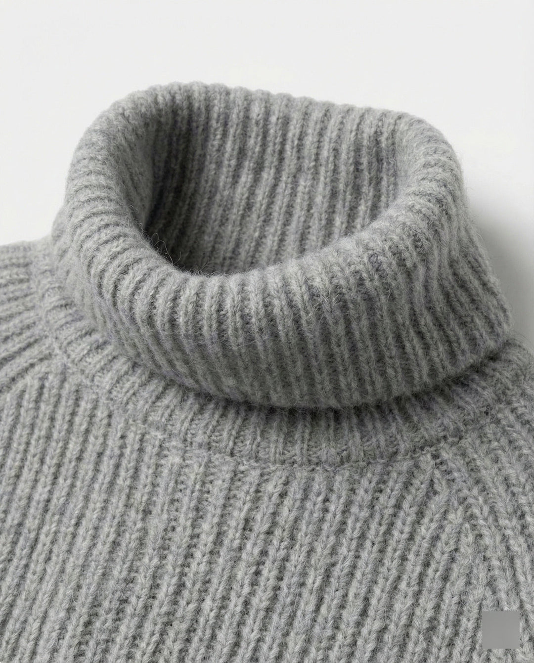 Damen Kuscheliger Rollkragenpullover aus weicher Baumwolle Echoarchiv