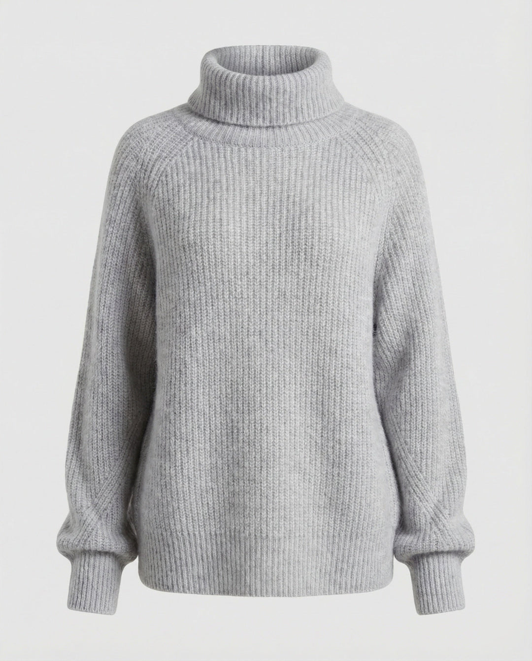 Damen Kuscheliger Rollkragenpullover aus weicher Baumwolle Echoarchiv
