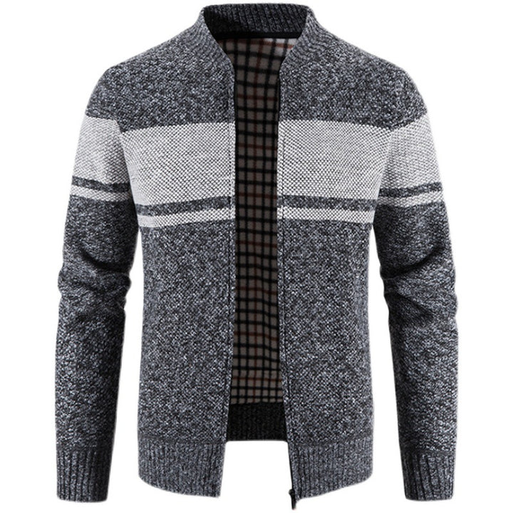 Herren modische Strickjacke mit strukturiertem Design Echoarchiv