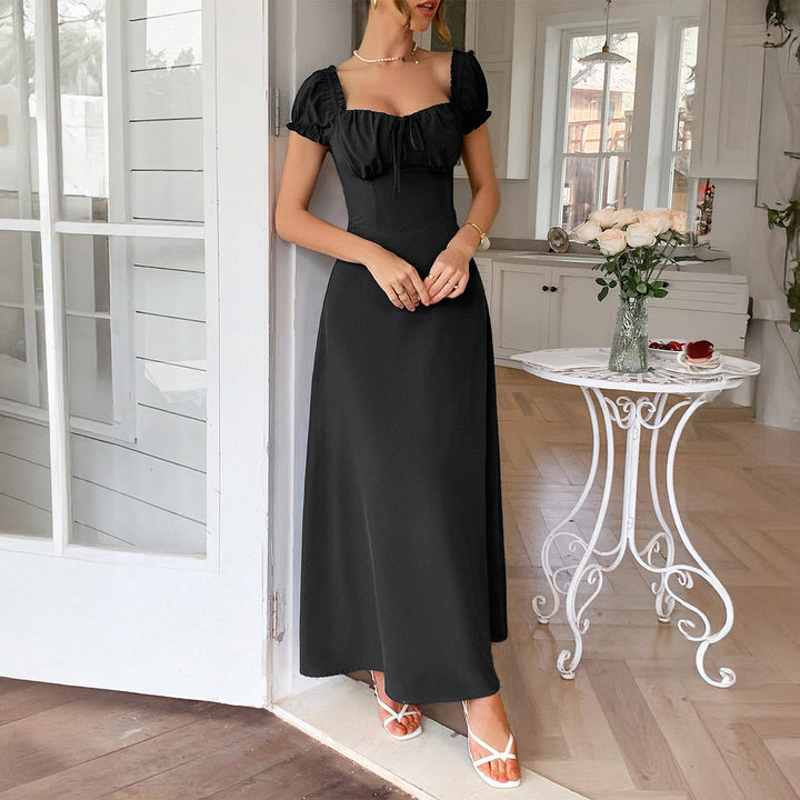 Damen Maxi-Kleid mit charmanten Rüschendetails und schmeichelndem Schnitt Echo Archiv