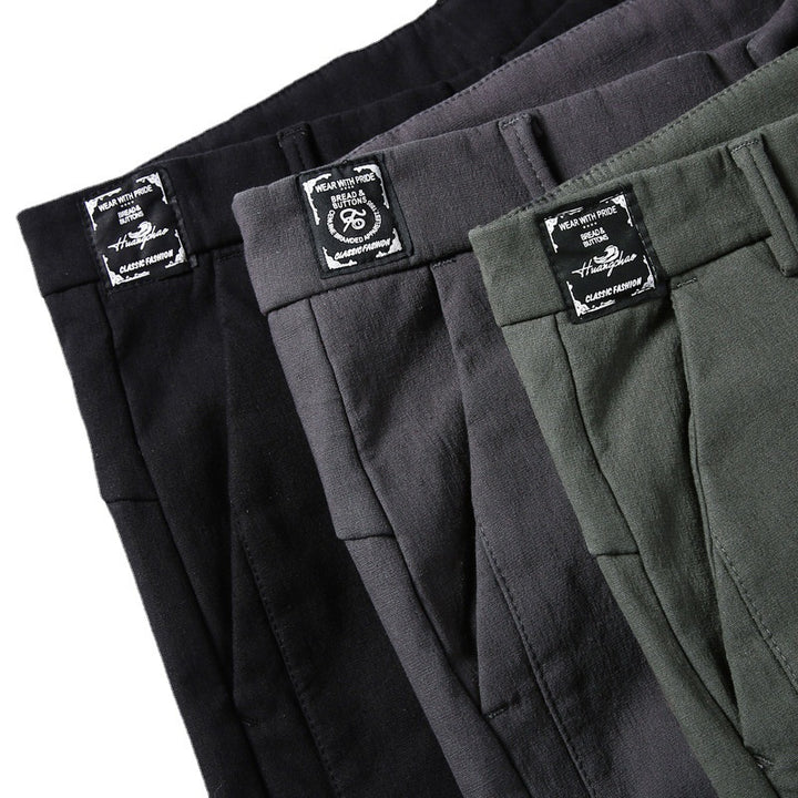 Herren modische Chino-Hose mit schmalem Schnitt und bequemer Passform Echoarchiv