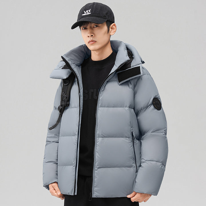 Herren Isolierte Steppjacke mit hochschließendem Kragen Echoarchiv