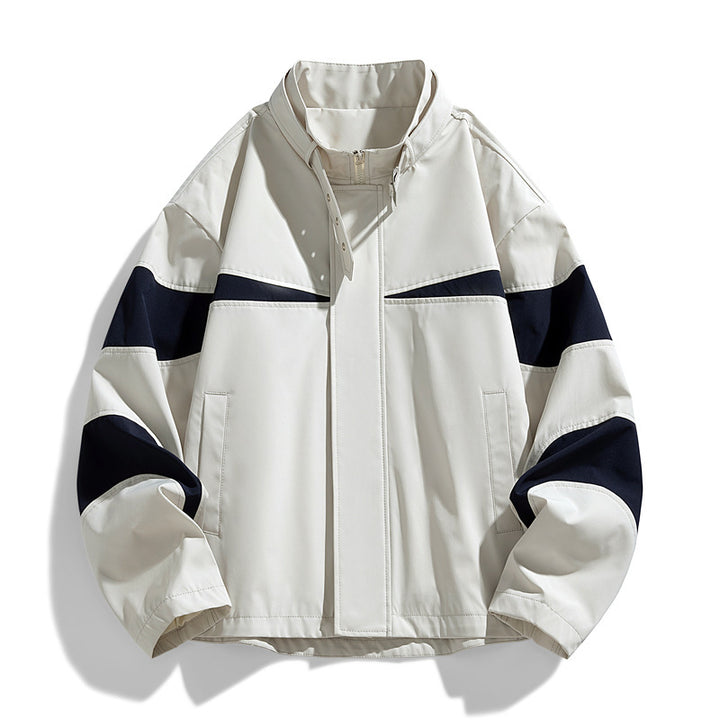 Herren Modische Sportjacke mit hohem Kragen Echo Archiv