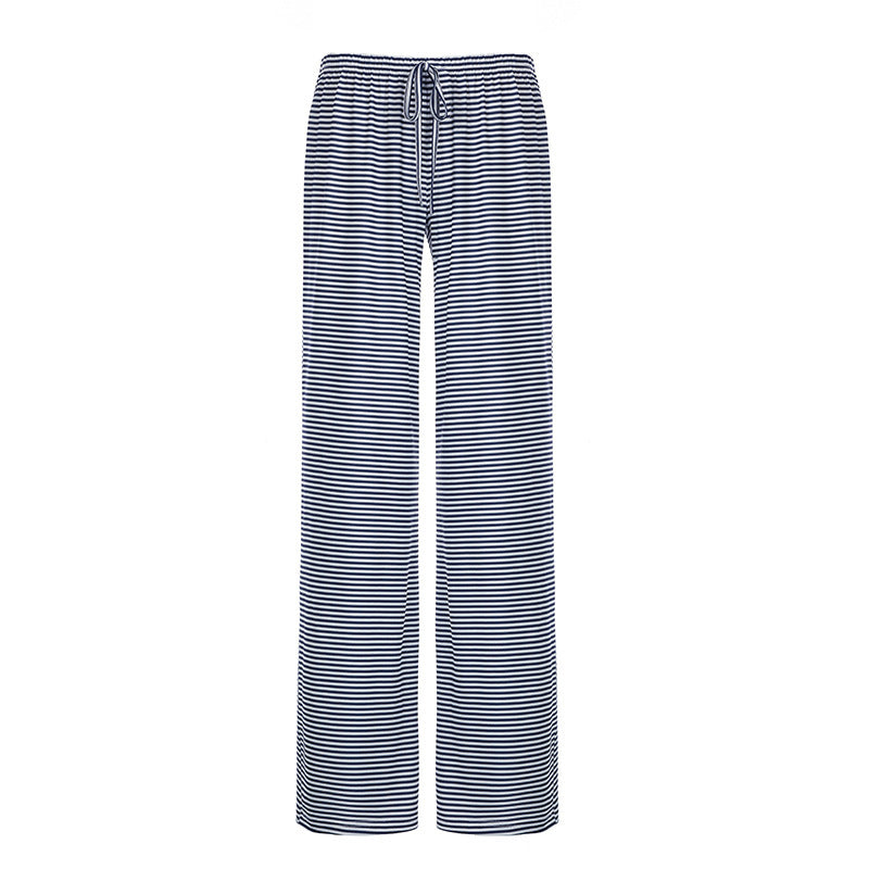 Damen nan leichte Jersey Loungehose mit Tunnelzug und weitem Bein Echo Archiv