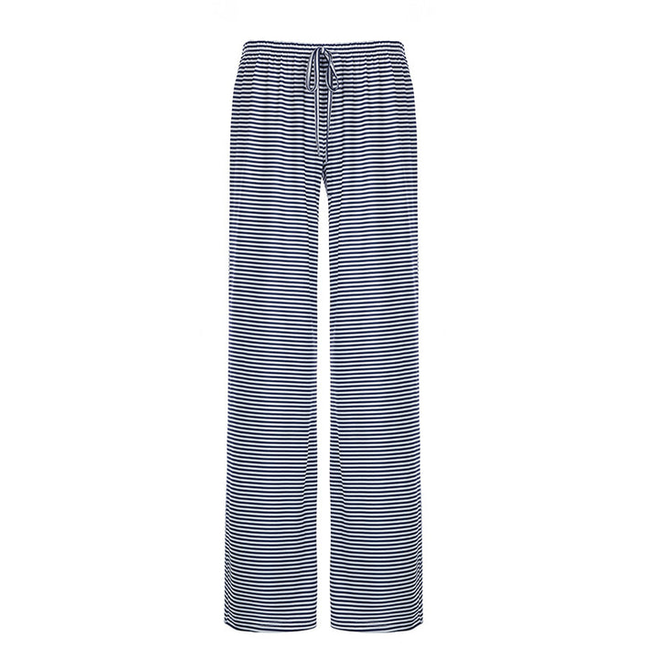 Damen nan leichte Jersey Loungehose mit Tunnelzug und weitem Bein Echo Archiv