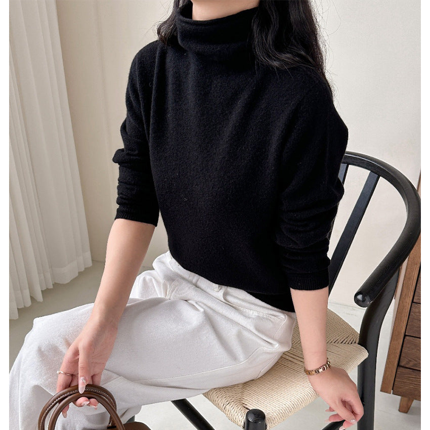 Damen Leichter Kaschmir-Mix Rollkragenpullover mit feinem Soft-Finish und schmaler Silhouette Echoarchiv