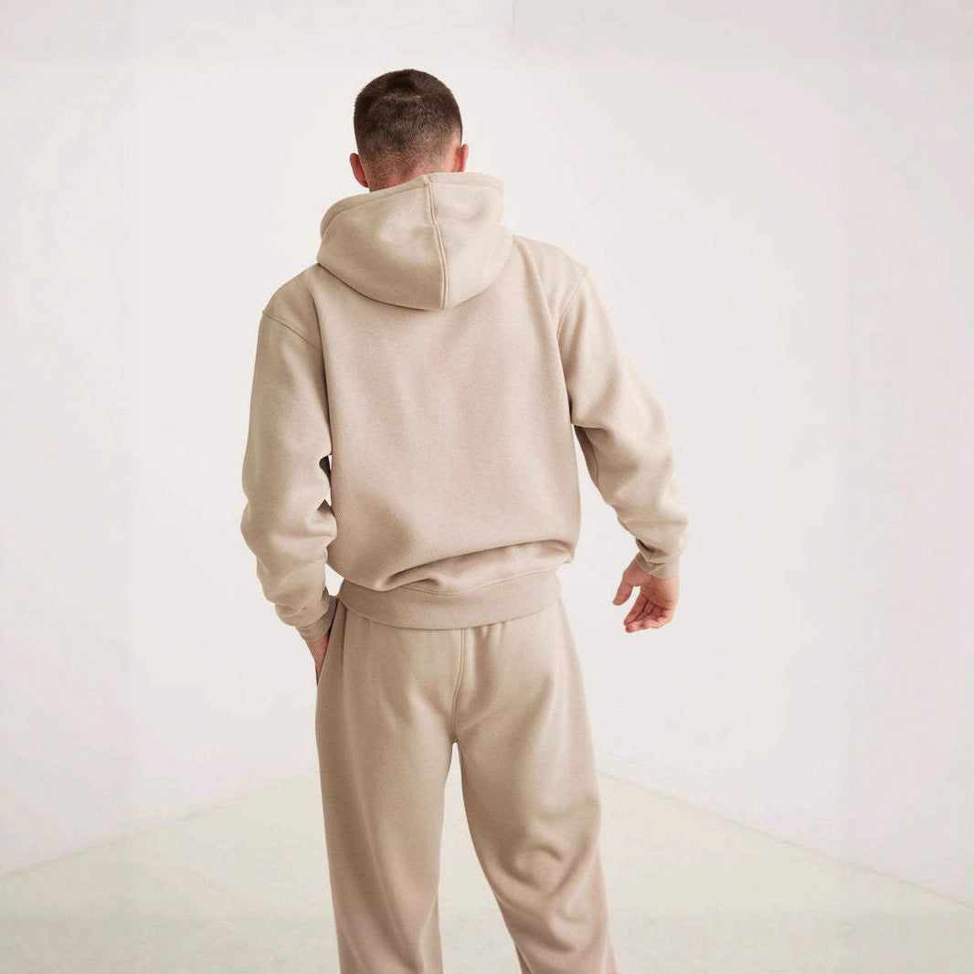 Herren Kapuzenpullover mit stilvollem Schriftzug Echoarchiv