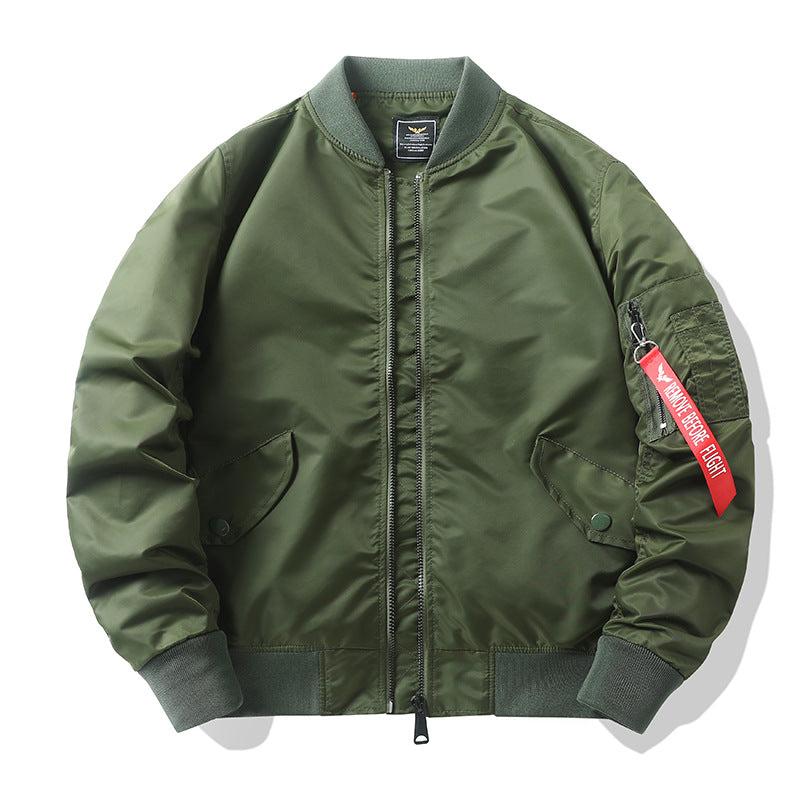 Herren Camouflage-Bomberjacke im Fliegerstil mit Mehrfach-Taschen und Strickbündchen Echoarchiv