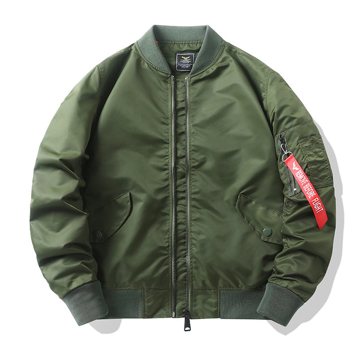 Herren Camouflage-Bomberjacke im Fliegerstil mit Mehrfach-Taschen und Strickbündchen Echoarchiv
