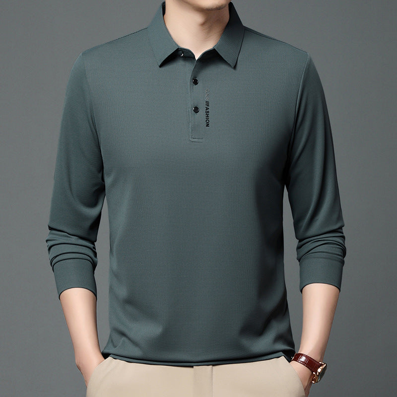 Herren modisches Langarm Poloshirt mit atmungsaktiven Eigenschaften Echoarchiv