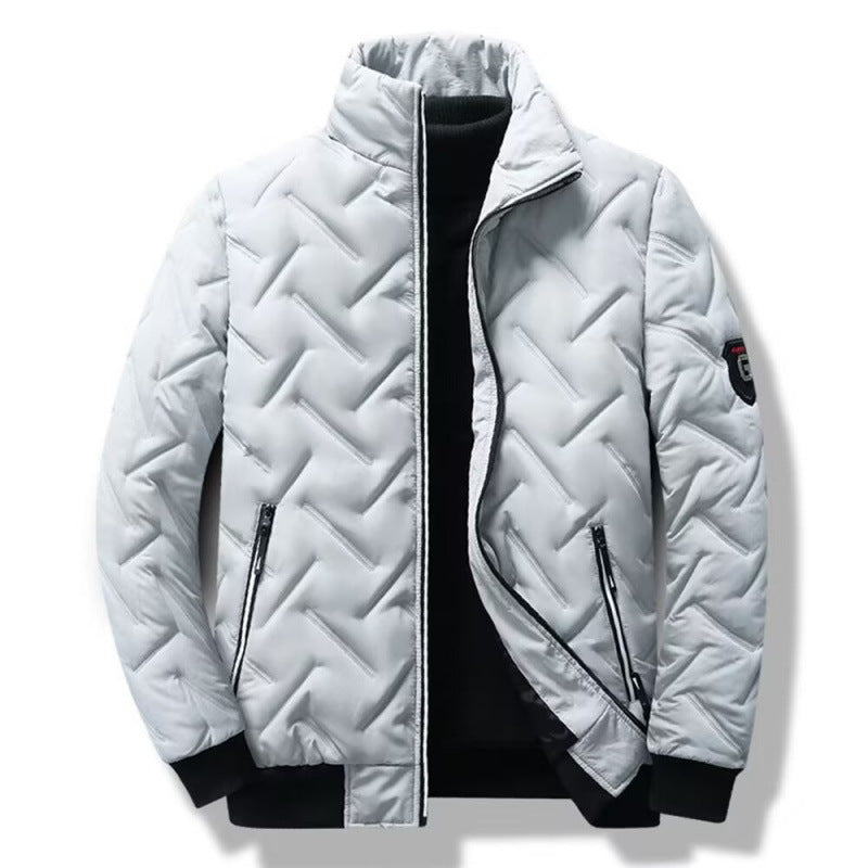 Herren Winter gepolsterte Jacke mit hohem Kragen Echo Archiv