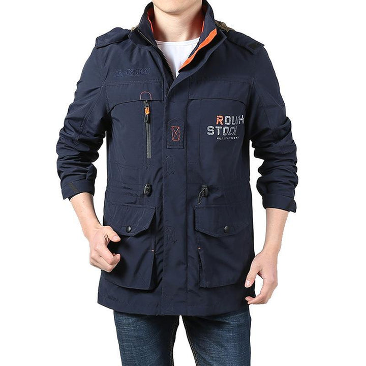 Herren Fieldjacke im Utility‑Stil mit Kapuze und Multifunktions‑Taschen – Taviero