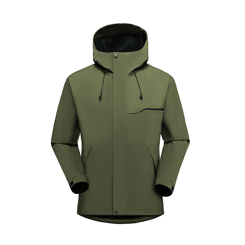 Herren Wetterfeste Outdoor Jacke Echo Archiv